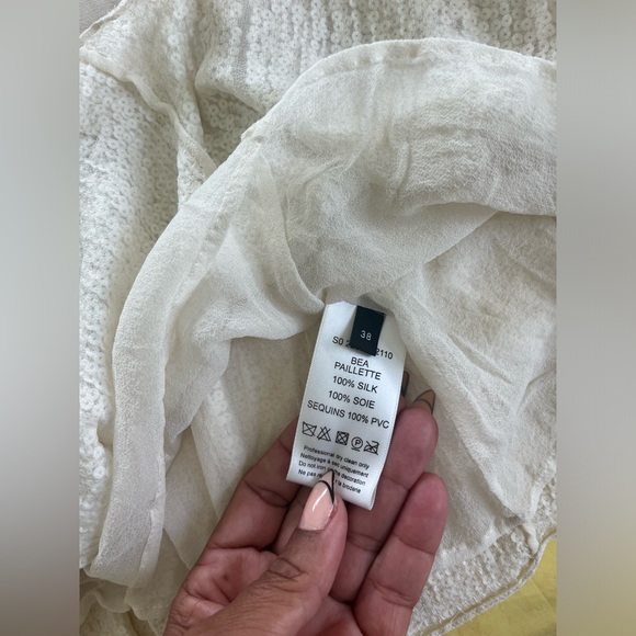 Joseph 100% silk with sequins skirt - Picture 6 of 7